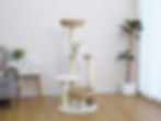 Pharaoh Handwoven Cat Tree, Eco-Friendly and Sustainable cat tower, Great for Small to Medium Cats.